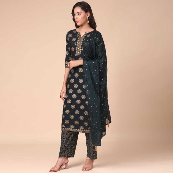 Kainat 17 New Designer Fancy Ethnic Wear Kurti With Pant And Dupatta Readymade Collection